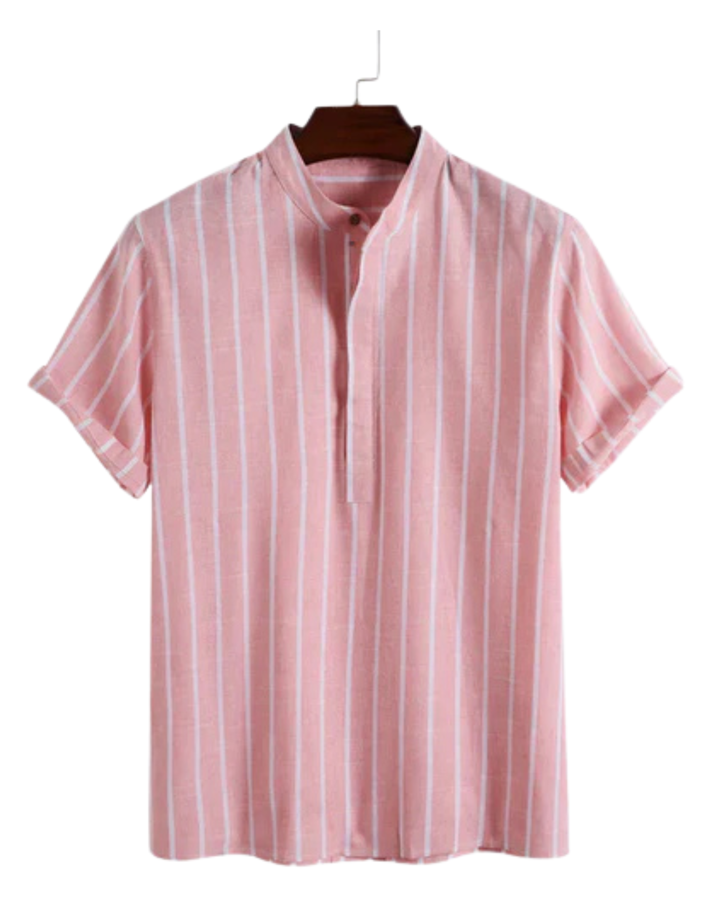 Marley – Relaxed Set – Striped Polo Shirt & Trousers Set-10133595980119-Cedar Noire