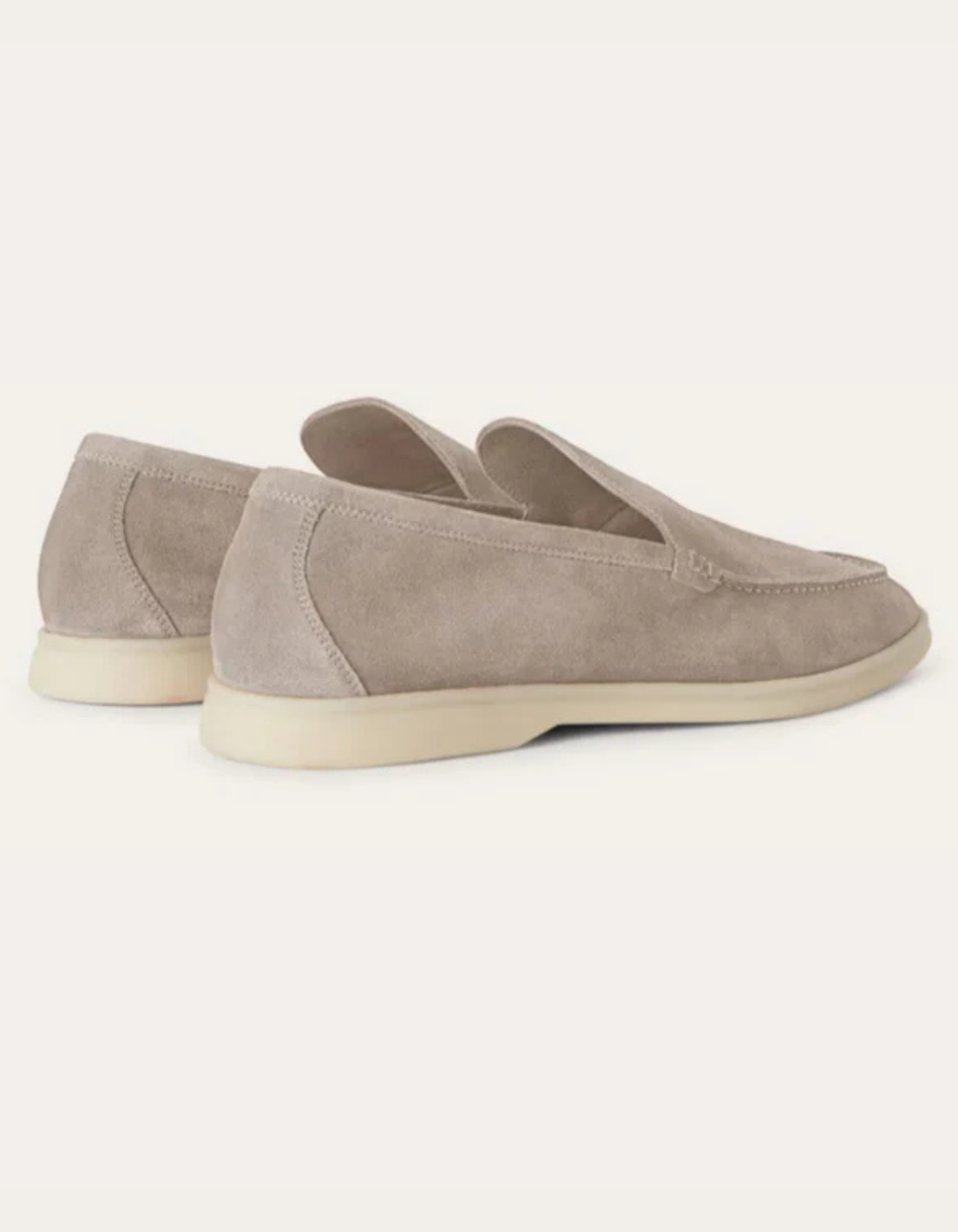 Micheli – Timeless comfort – Slip-On Loafers - Beige-10133535162711-Cedar Noire