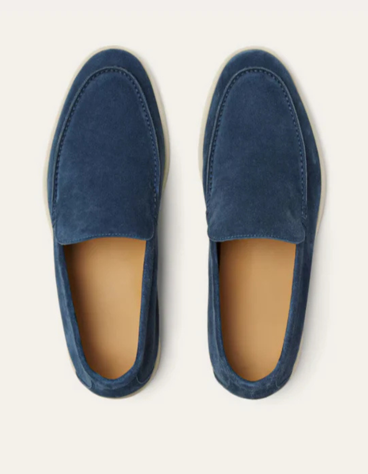 Micheli – Timeless comfort – Slip-On Loafers - Blue-10133535293783-Cedar Noire