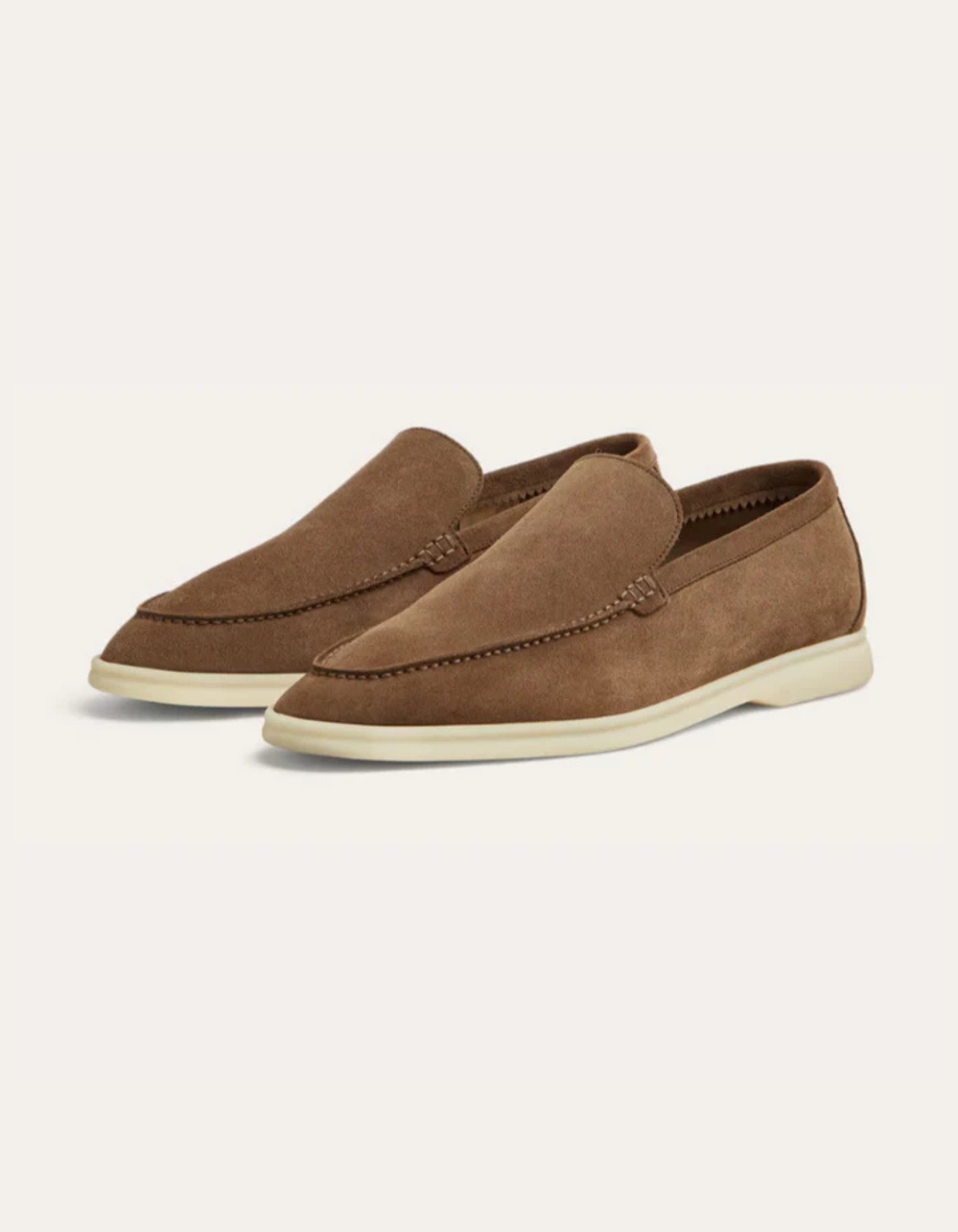 Micheli – Timeless comfort – Slip-On Loafers - Brown-10133535064407-Cedar Noire