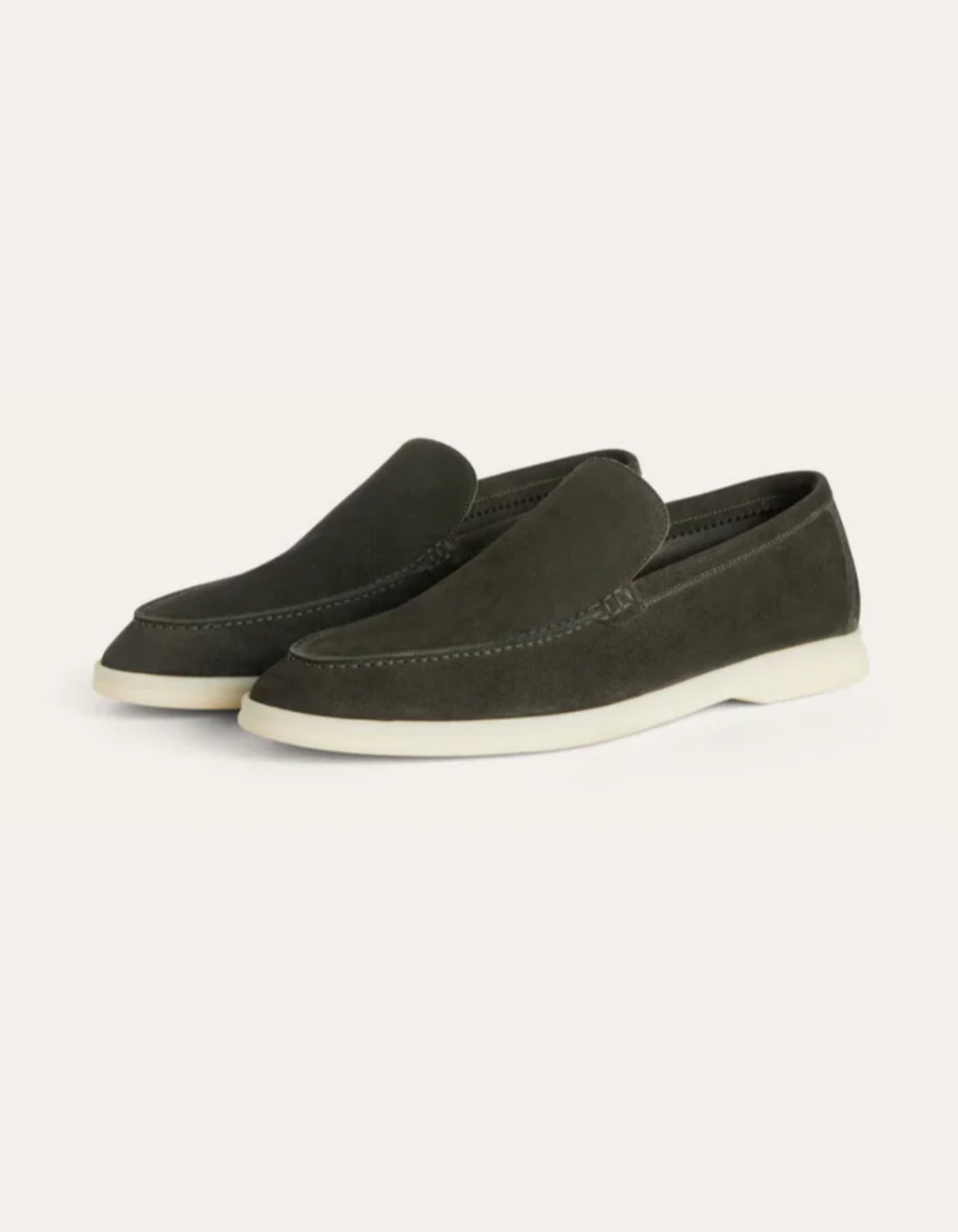 Micheli – Timeless comfort – Slip-On Loafers - Deep green-10133535261015-Cedar Noire