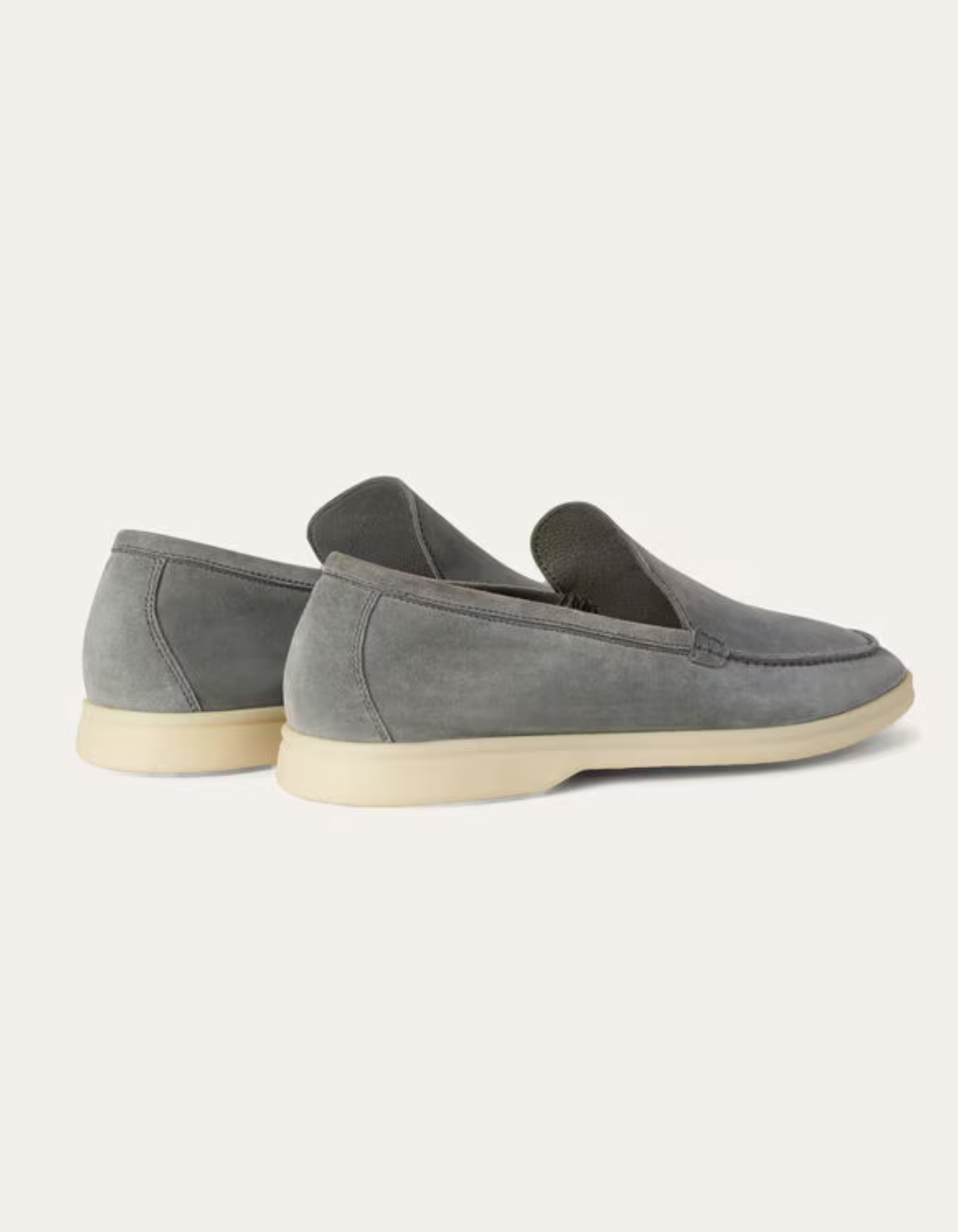Micheli – Timeless comfort – Slip-On Loafers - Gray-10133535424855-Cedar Noire