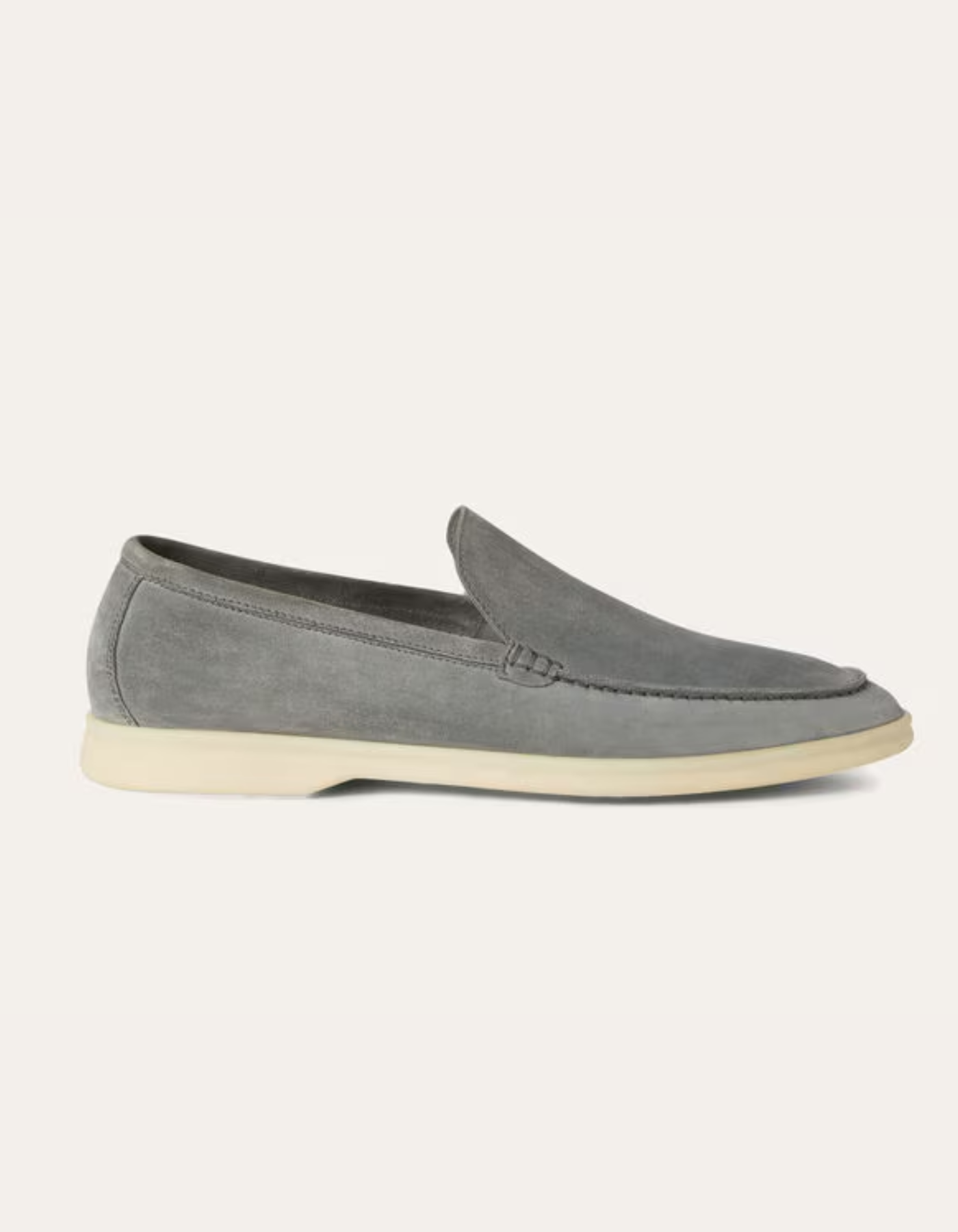 Micheli – Timeless comfort – Slip-On Loafers - Gray-10133535424855-Cedar Noire