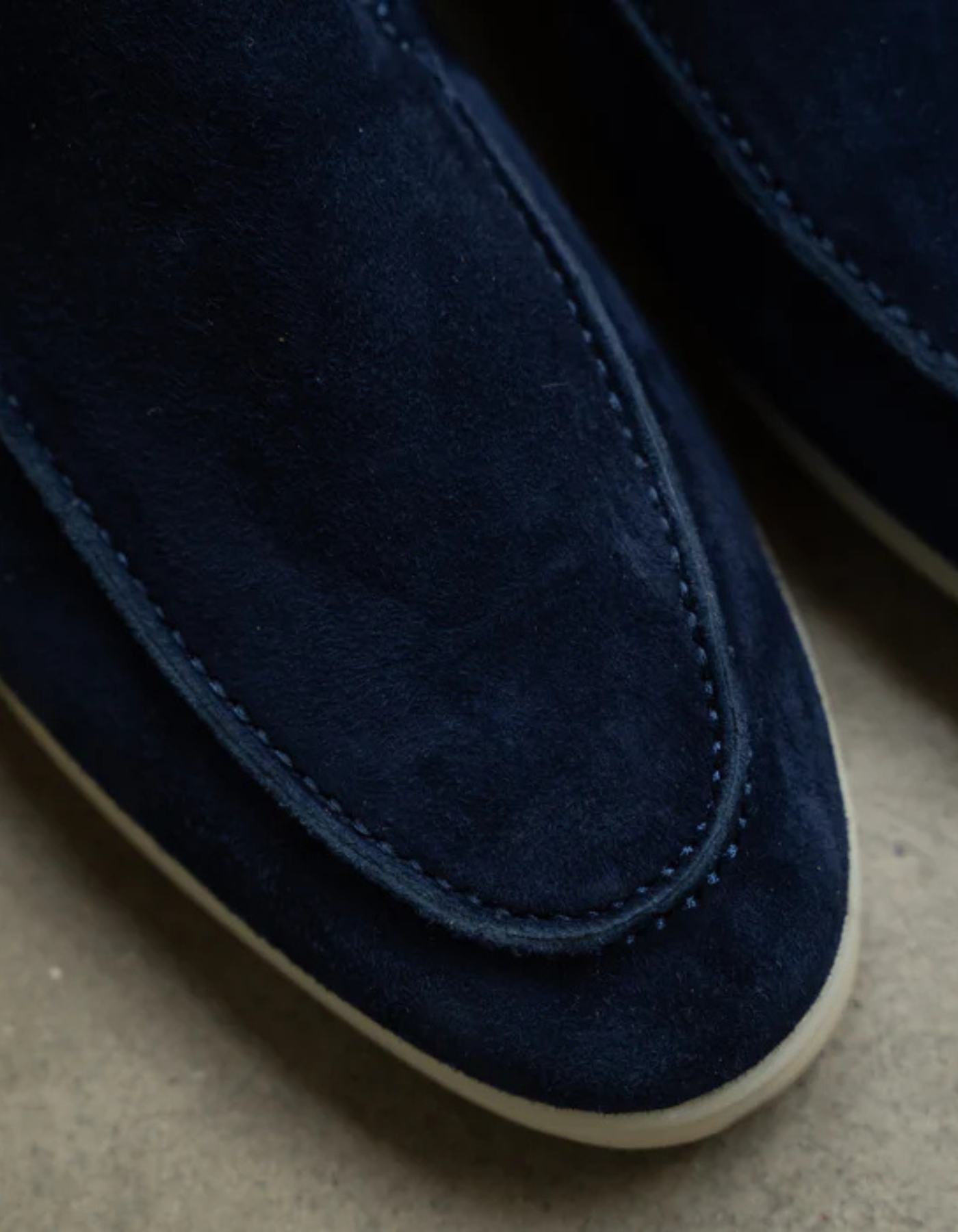 Micheli – Timeless comfort – Slip-On Loafers - Navy blue-10133535195479-Cedar Noire