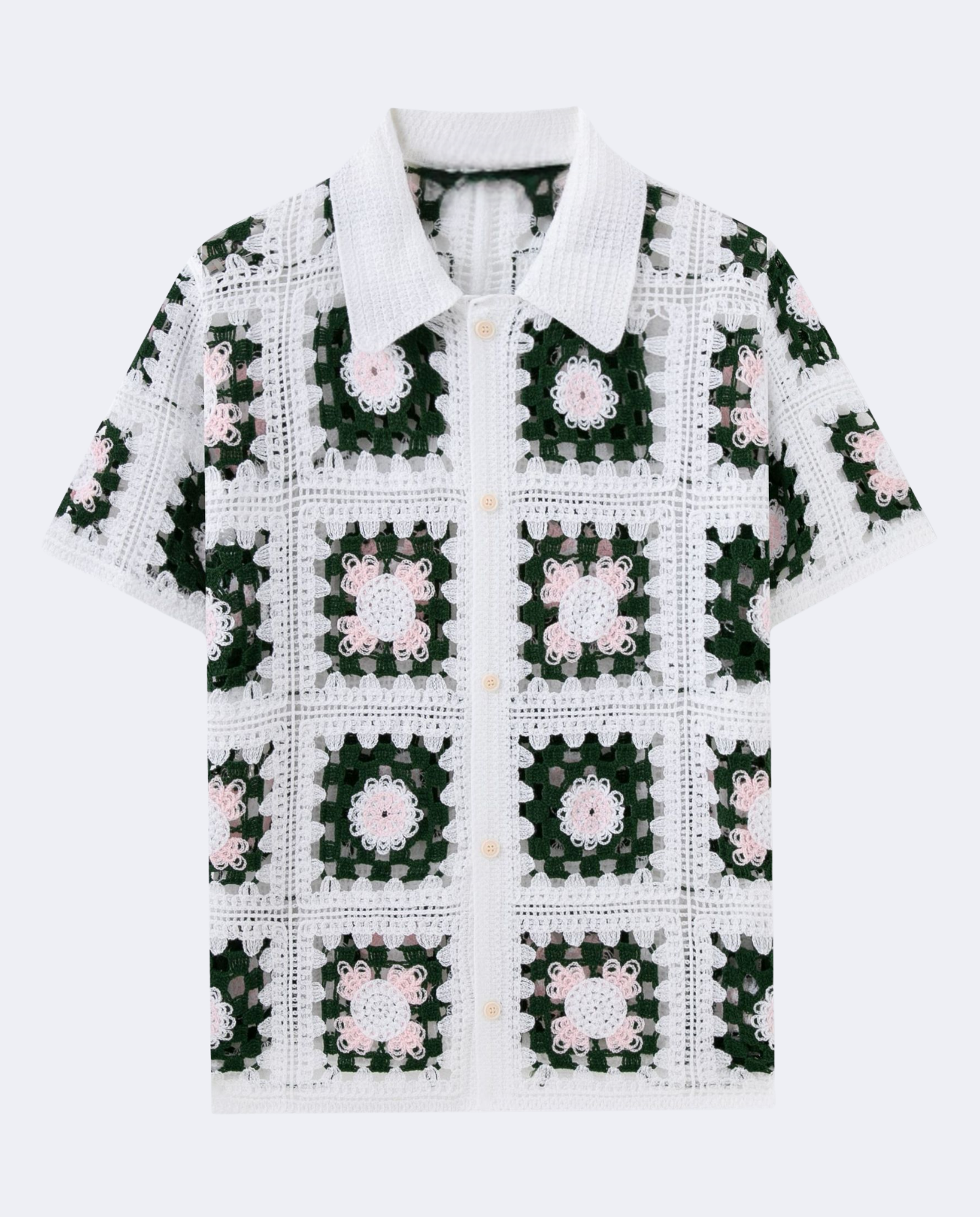 Salvini – Crochet pattern – Short-sleeve shirt-10174943199575-Cedar Noire